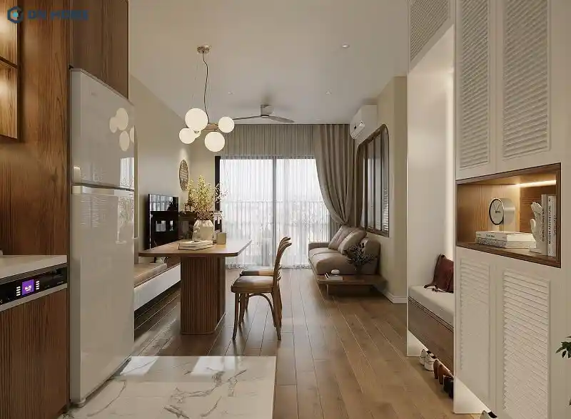 Thiết kế nội thất chung cư 45m2