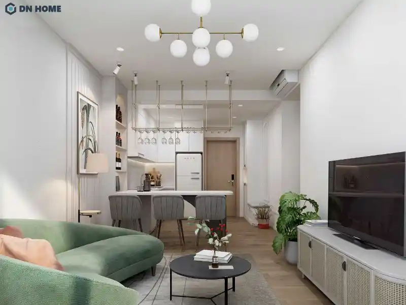 Thiết kế nội thất chung cư 45m2