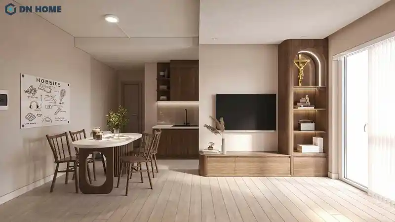 Thiết kế nội thất chung cư 45m2