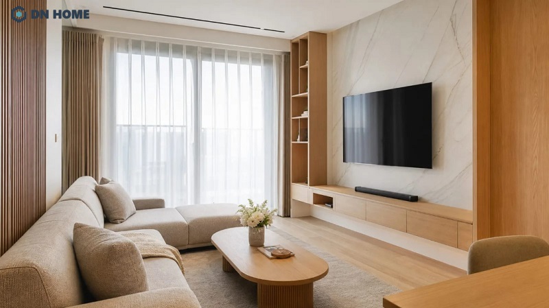 Thiết kế nội thất phòng khách chung cư