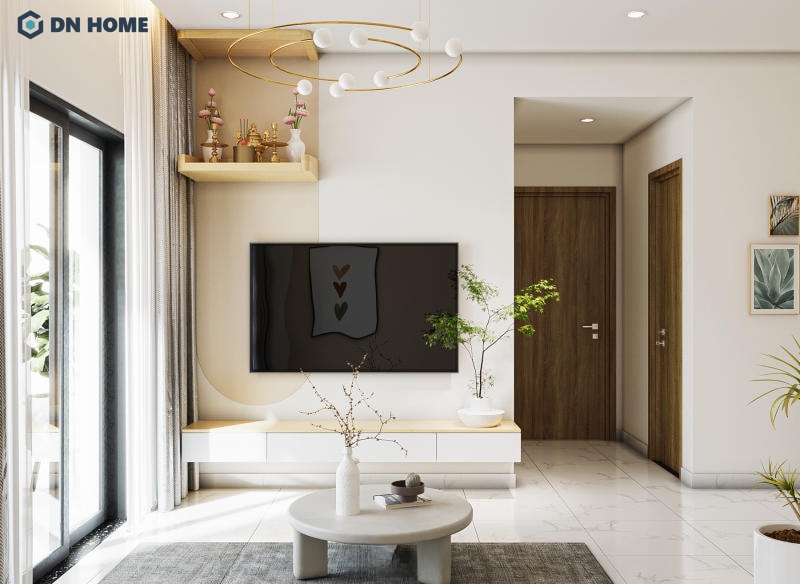 Thiết kế nội thất phòng khách chung cư