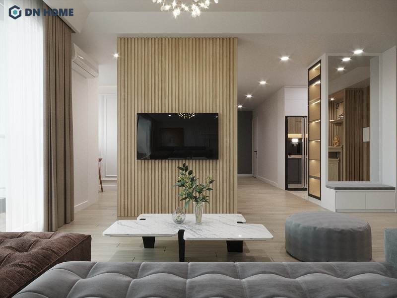 Thiết kế nội thất phòng khách chung cư
