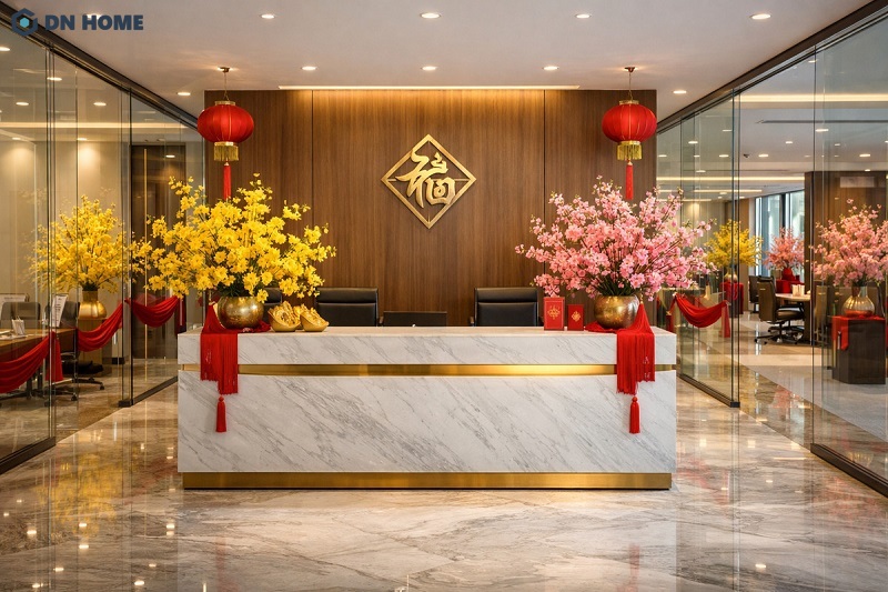 Trang trí tết văn phòng