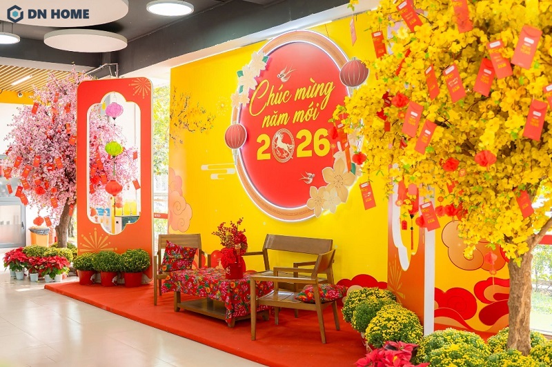 Trang trí tết văn phòng