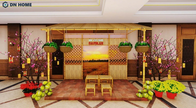 Trang trí tết văn phòng