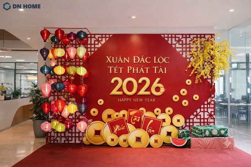 Trang trí tết văn phòng