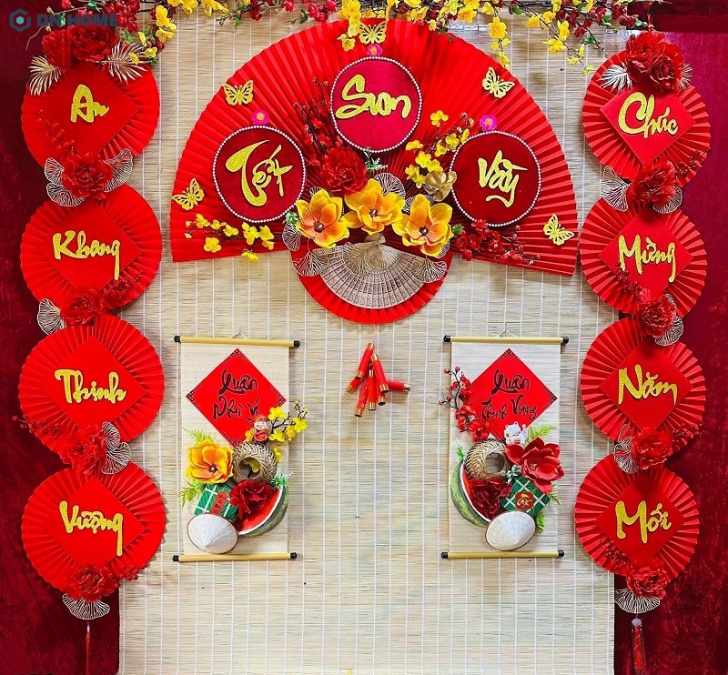 Trang trí tết văn phòng