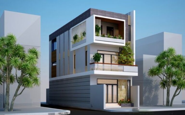 Mặt tiền 5m mẫu nhà ống 3 tầng là xu hướng thiết kế mới năm 2022