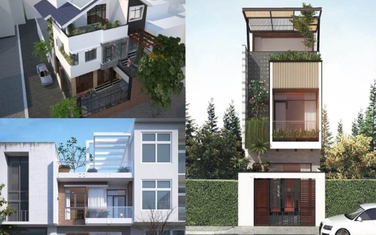Có nhiều mẫu thiết kế mặt tiền cho nhiều phong cách thiết kế nhà ở