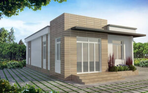 Nhà cấp 4 mái bằng đơn giản
