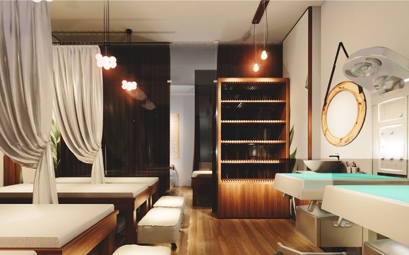 Mẫu thiết kế spa phong cách vintage “ đốn tim” khách hàng 32 Hiện nay phong cách vintage đã không còn gò bó trong một số màu sắc chuẩn mực mà còn phần linh động hơn