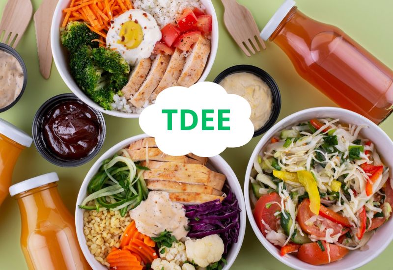 TDEE giảm cân = BMR × PAL, sau đó tạo thâm hụt 300–500 calo/ngày để kiểm soát năng lượng và hỗ trợ giảm cân hiệu quả.
