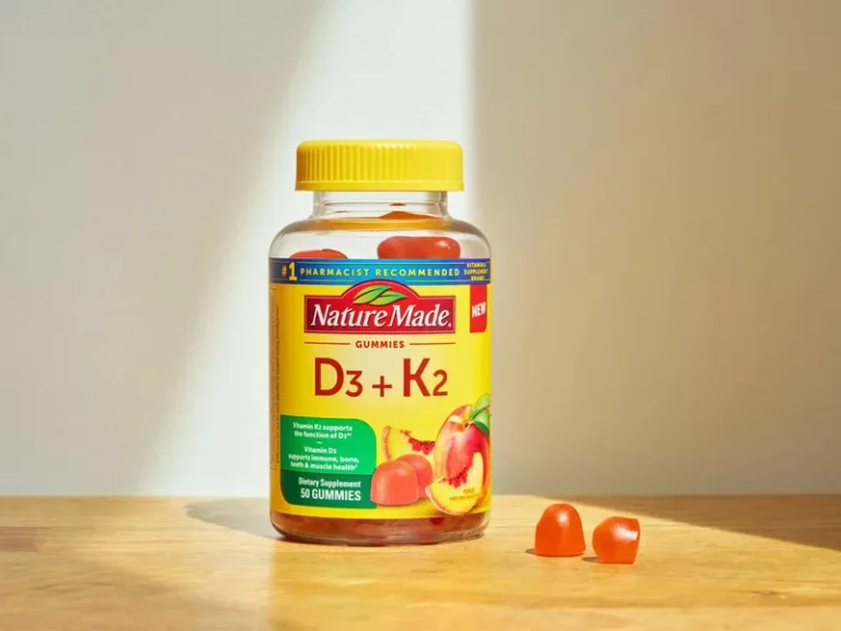 Vitamin D3 K2 dạng kẹo dẻo hỗ trợ hấp thu canxi, giúp xương chắc khỏe và bổ sung vitamin D3, K2 cho cơ thể.
