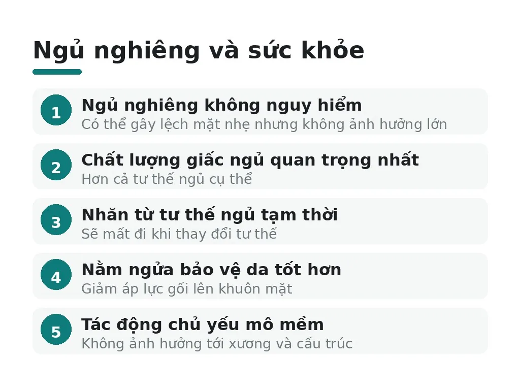 Hiểu lầm phổ biến: Ngủ nghiêng và sức khỏe