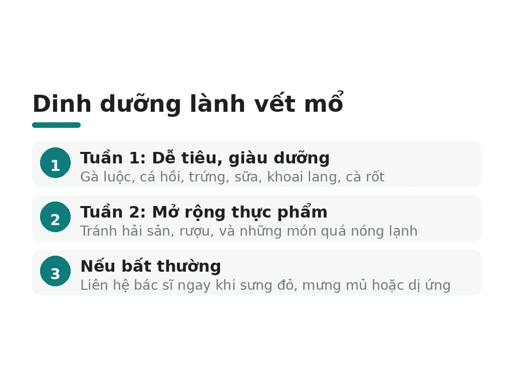 Làm thế nào để vết mổ lành nhanh và đẹp?