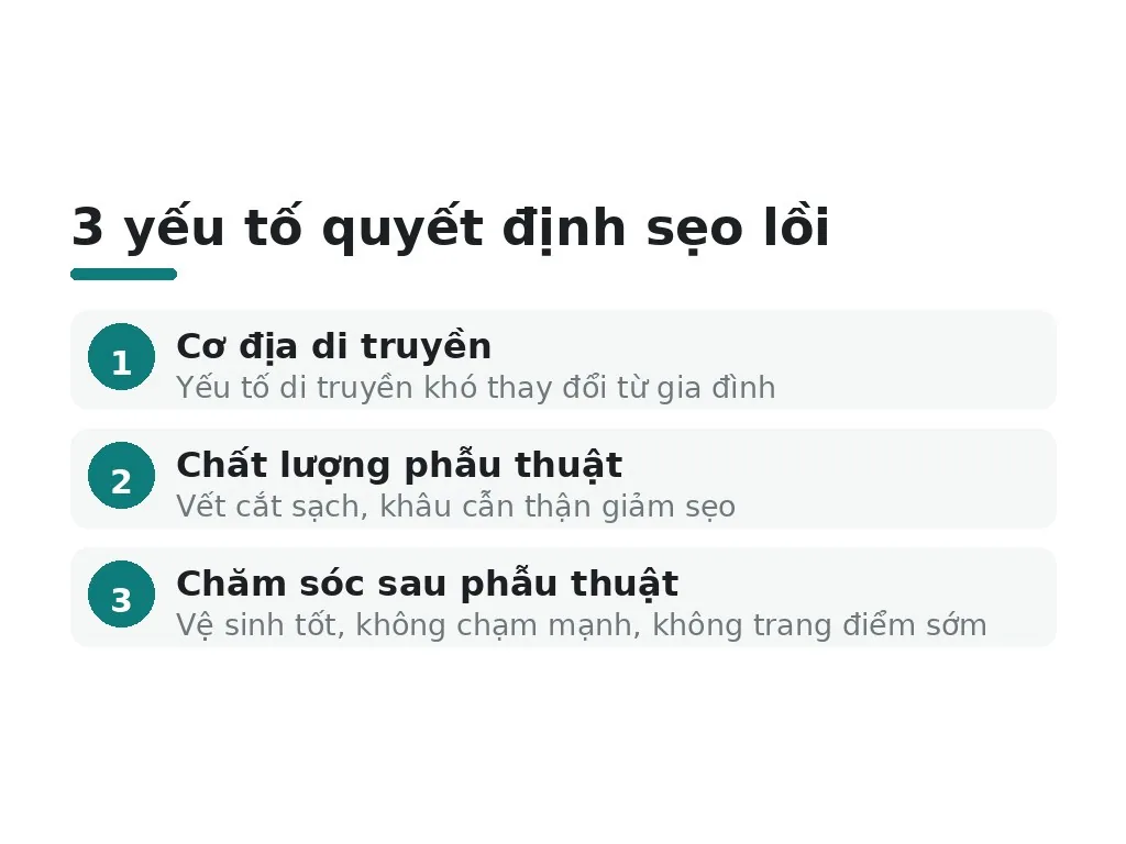 Những hiểu lầm phổ biến nào về sẹo lồi và chế độ kiêng cữ?