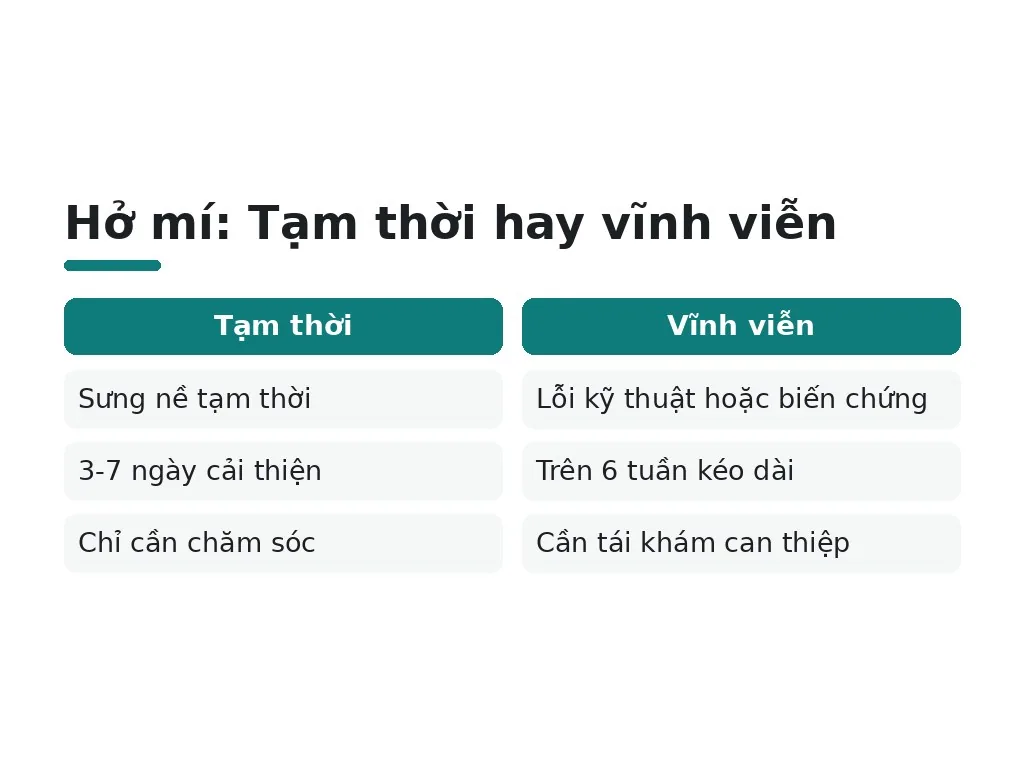 Bạn nên biết gì về những nhầm lẫn phổ biến về hở mí sau cắt mí?