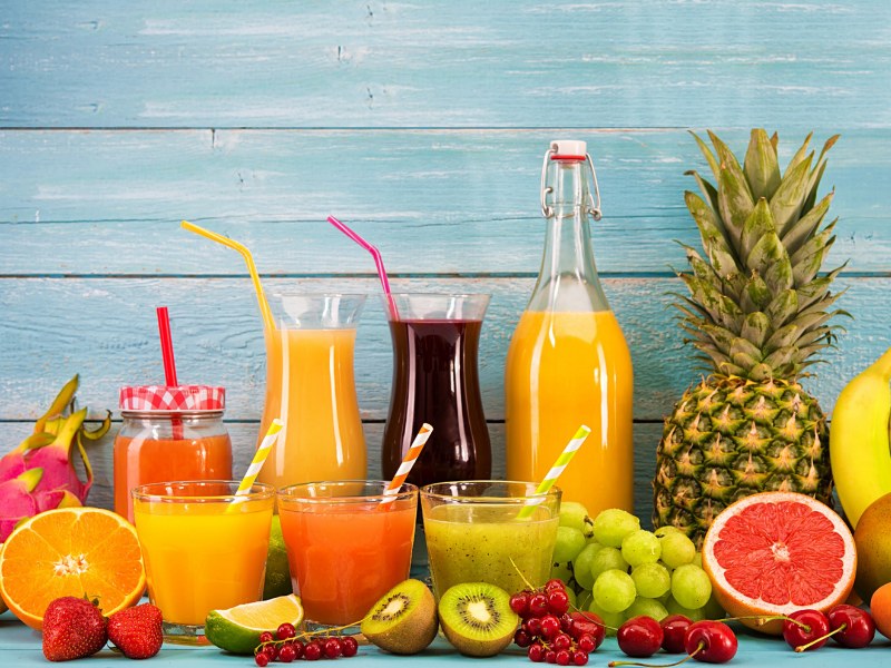 Nước ép trái cây giúp quá trình hồi phục vết thương sau khi tiêm filler diễn ra nhanh chóng