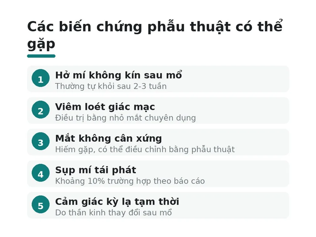 Rủi ro, biến chứng và cách phòng tránh