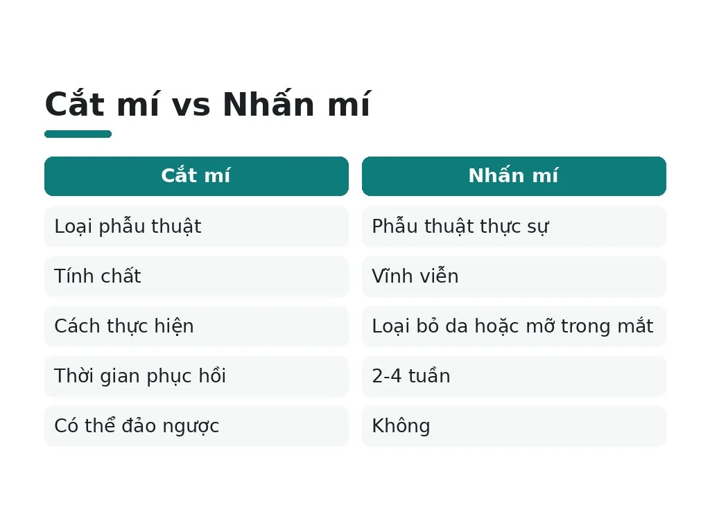 Thẩm mỹ mắt không phẫu thuật: tại sao có hai hướng tiếp cận?