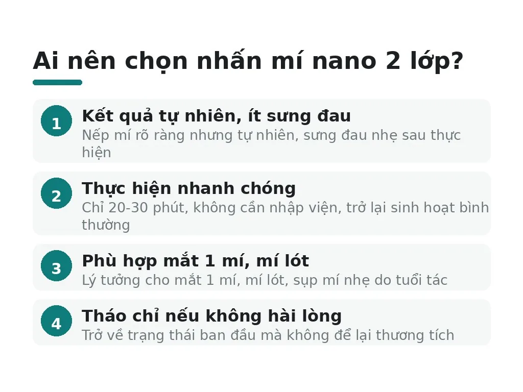 Ai nên chọn nhấn mí nano 2 lớp?