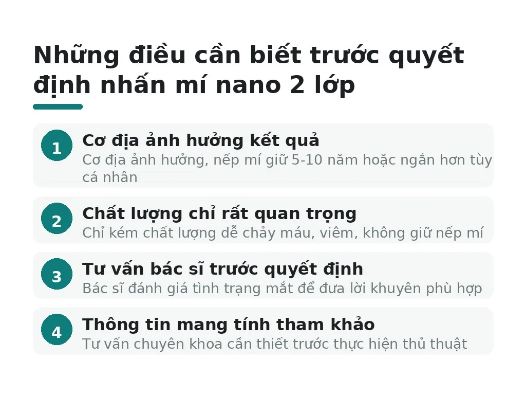 Những điều cần biết trước khi quyết định nhấn mí nano 2 lớp