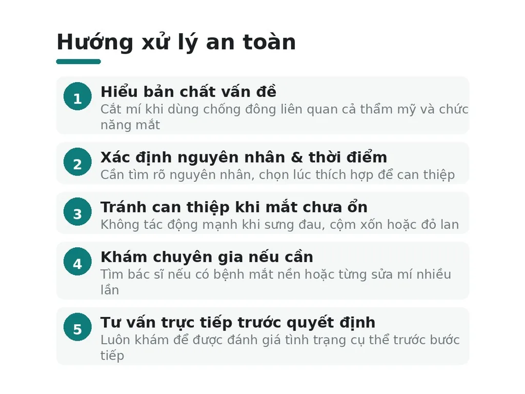 Chọn hướng xử lý an toàn cho uống thuốc chống đông có cắt mí được không?