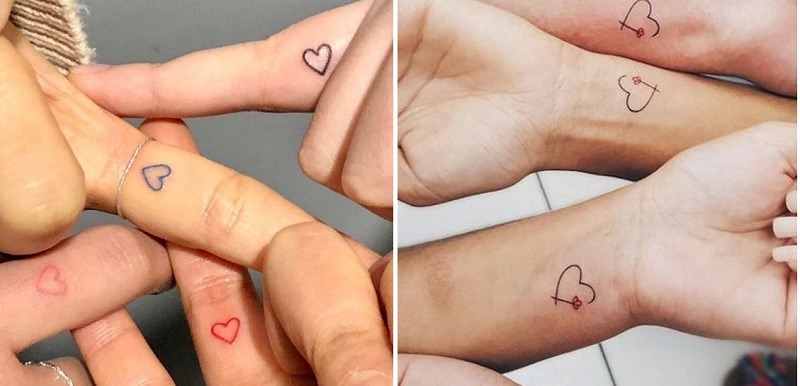 Mẫu hình tattoo có thiết kế ấn tượng dành cho hội bạn thân