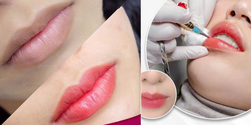 Lưu ý giữ môi khô ráo ít nhất 3 ngày sau phun để không làm ảnh hưởng đến mực xăm