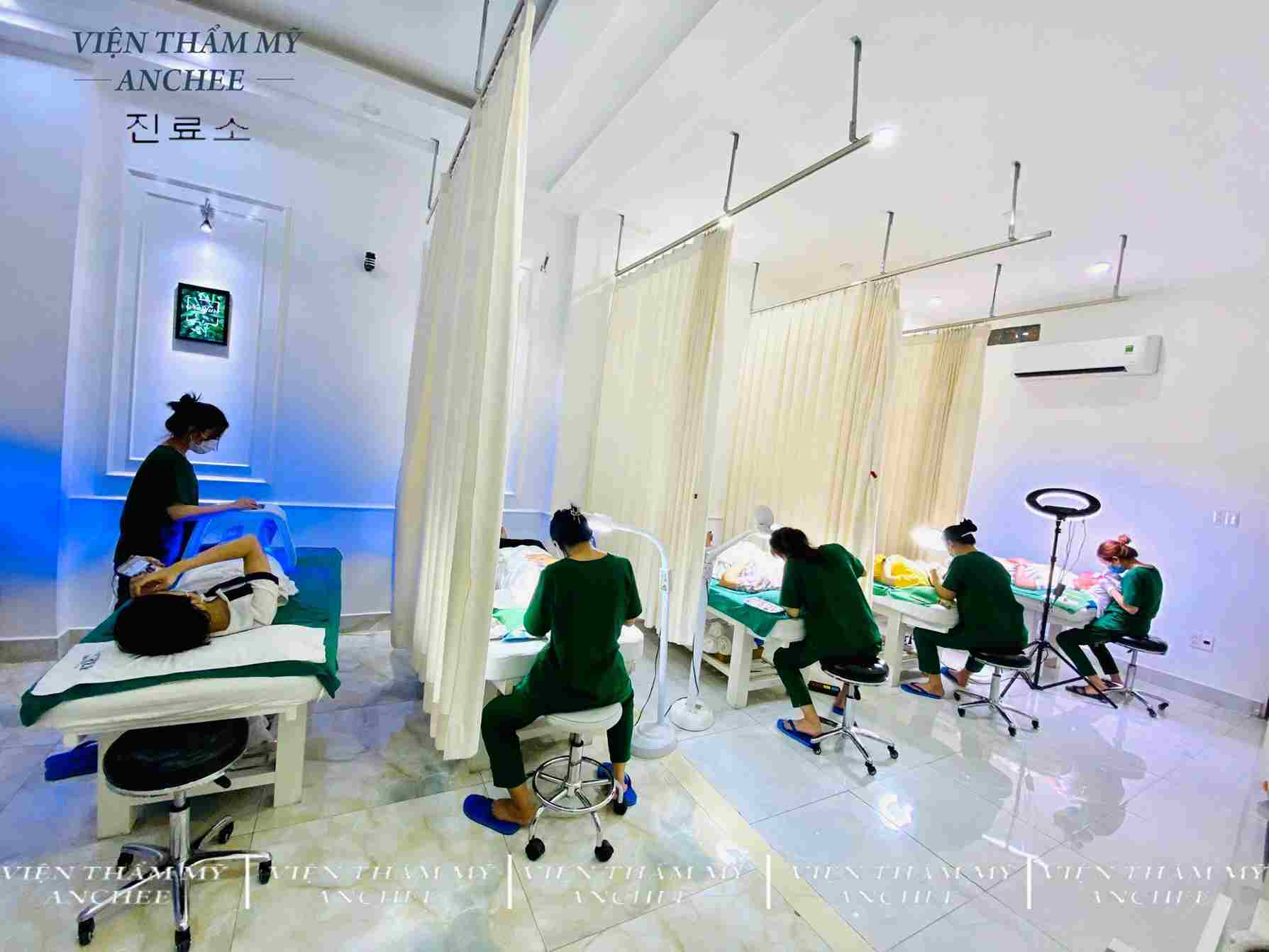 Hình ảnh không gian tinh tế, ấm cúng và đầy tính thẩm mỹ tại Anchee Beauty Clinic