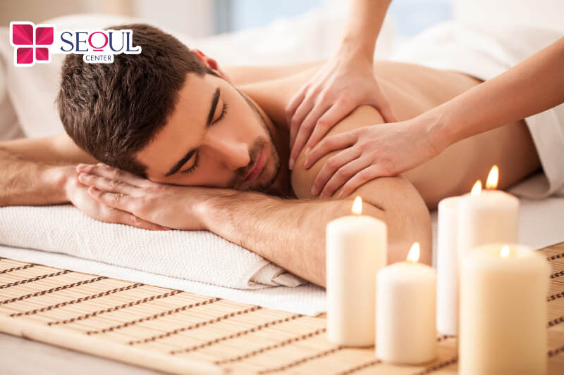 Không gian tắm trắng sang trọng và riêng tư dành cho nam giới tại Seoul Center