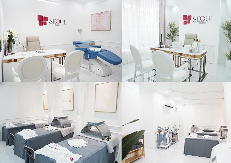 Không gian sang trọng, hiện đại của Seoul Center với tông màu chủ đạo và các thiết bị công nghệ cao được bố trí khoa học