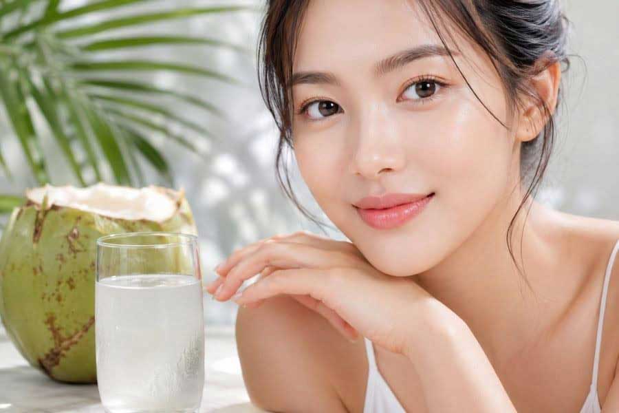 Một số đối tượng sau phun môi không nên uống nước dừa