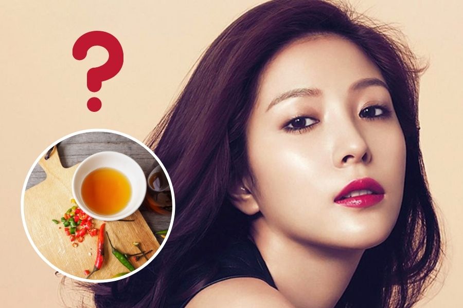 Sử dụng gia vị thay thế nhạt màu và vệ sinh ngay bằng nước muối sinh lý nếu lỡ dính mắm nêm vào môi