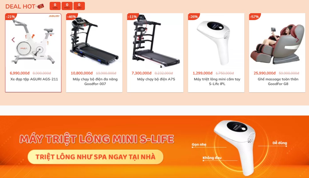 S-Life – đơn vị cung cấp máy triệt lông mini chính hãng hàng đầu hiện nay