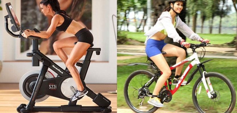 So sánh giữa đạp xe tập thể dục trong nhà và ngoài trời So sánh giữa đạp xe tập thể dục trong nhà và ngoài trời