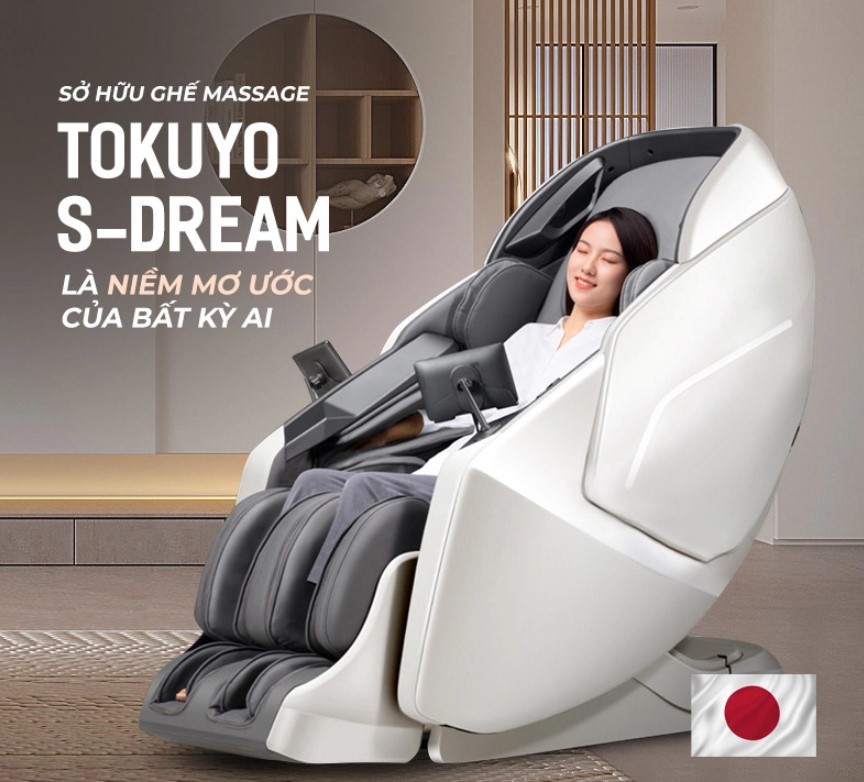 Ghế massage Tokuyo JC-3760 S-Dream Ghế massage Tokuyo JC-3760 S-Dream
