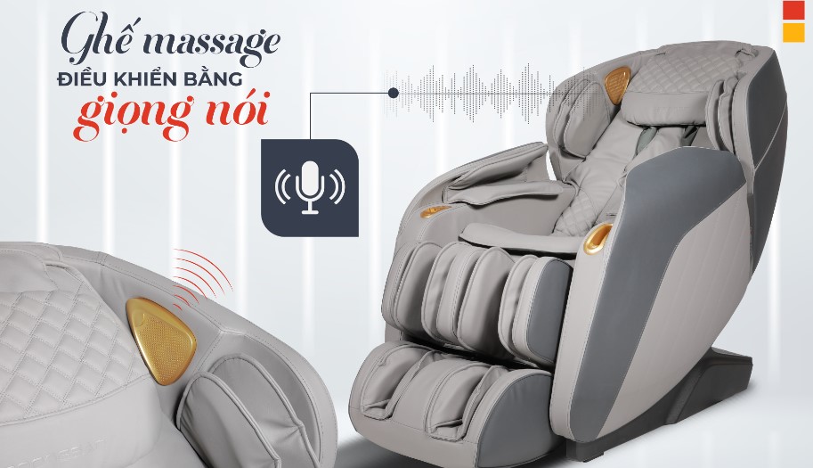 Có một nút bấm để khởi động chế độ điều khiển giọng nói Có một nút bấm để khởi động chế độ điều khiển giọng nói