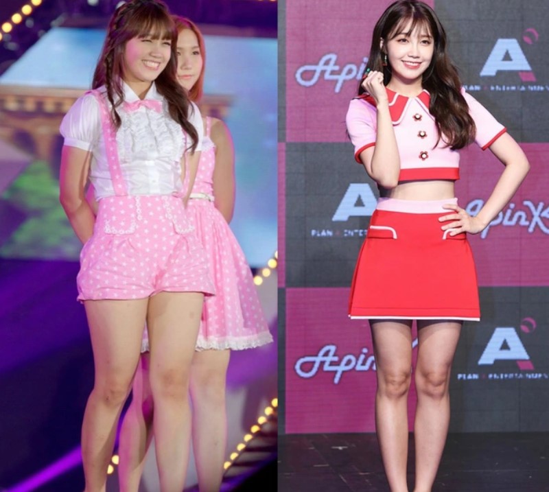 Apink’s Eunji với ngoại hình xinh xắn sau khi giảm cân