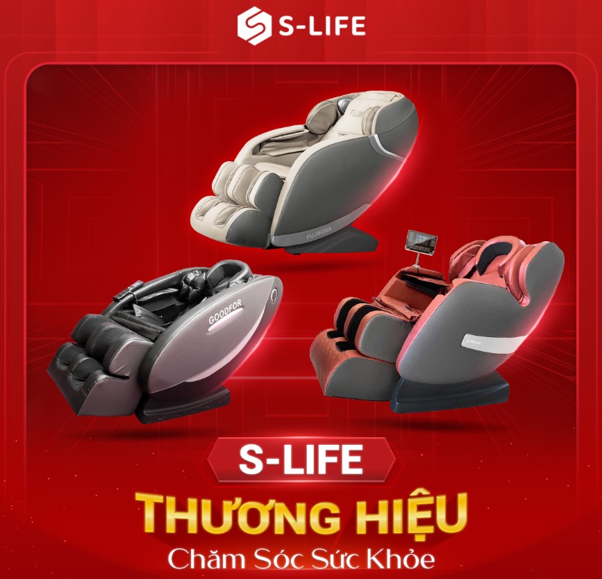 S-Life là nhà cung cấp ghế massage uy tín hàng đầu Việt Nam S-Life là nhà cung cấp ghế massage uy tín hàng đầu Việt Nam