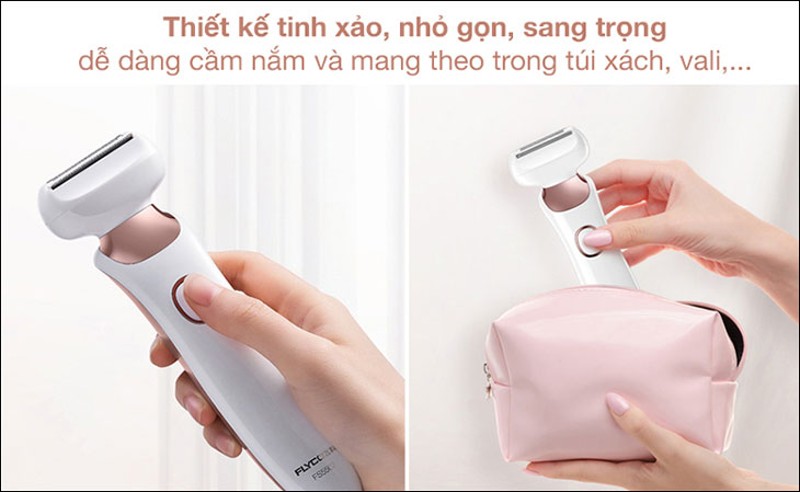 Máy làm sạch lông có thiết kế nhỏ gọn, tiện lợi Máy làm sạch lông có thiết kế nhỏ gọn, tiện lợi