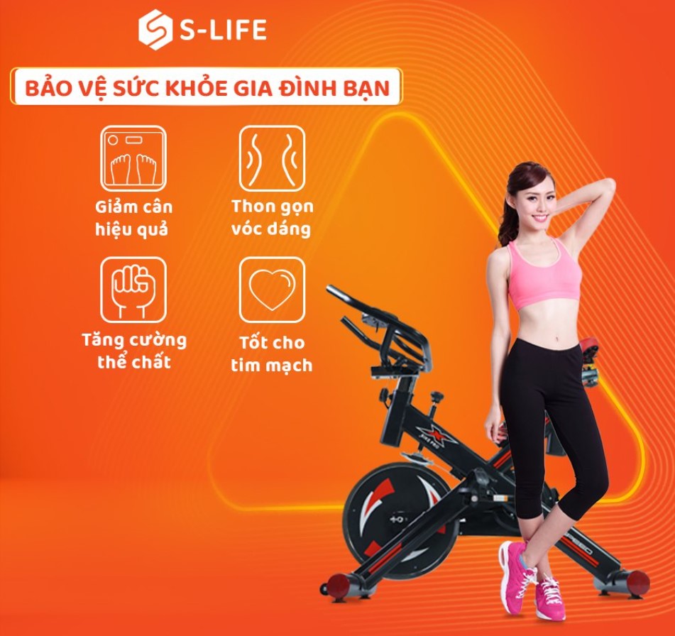 Lựa chọn mua xe đạp tập thể dục tại S-Life Việt Nam
