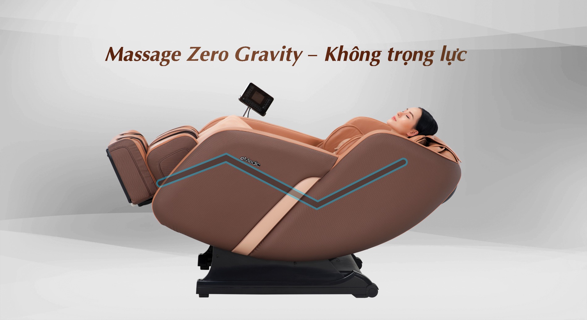 Zero gravity là một trong những tính năng hiện đại của ghế massage Zero gravity là một trong những tính năng hiện đại của ghế massage