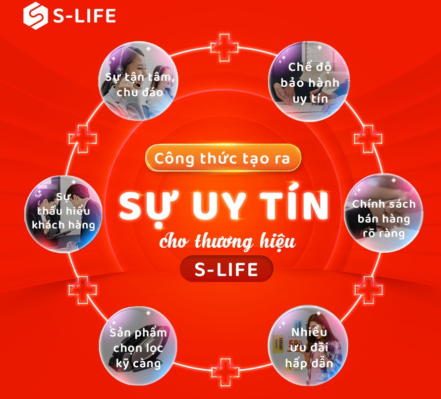 S-Life là thương hiệu chăm sóc sức khỏe uy tín trên thị trường S-Life là thương hiệu chăm sóc sức khỏe uy tín trên thị trường