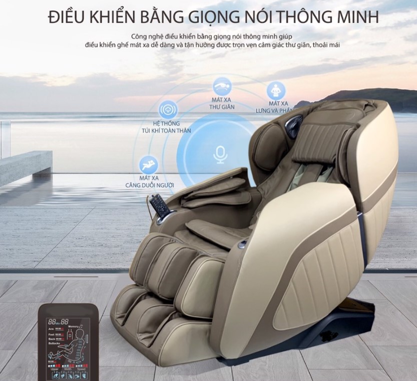 Điều khiển ghế massage bằng giọng nói Điều khiển ghế massage bằng giọng nói