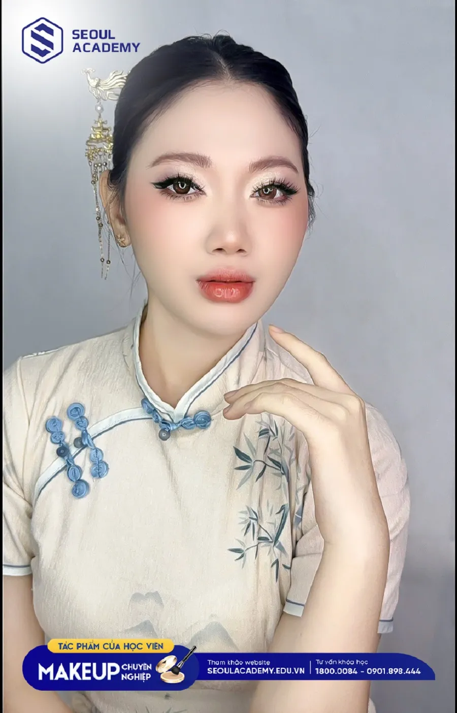 Một tác phẩm makeup mới mẻ của học viên tại Seoul Academy