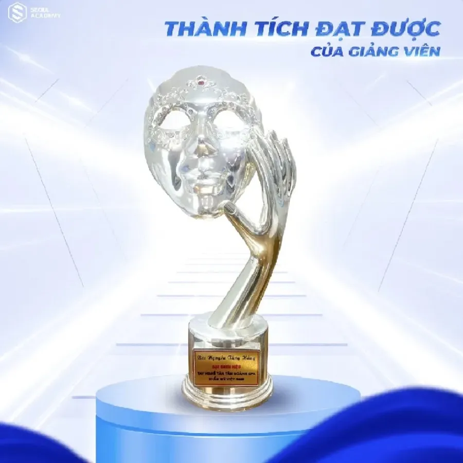 Giảng viên tại Seoul Academy đạt được nhiều thành tựu trong lĩnh vực chăm sóc da và giảng dạy