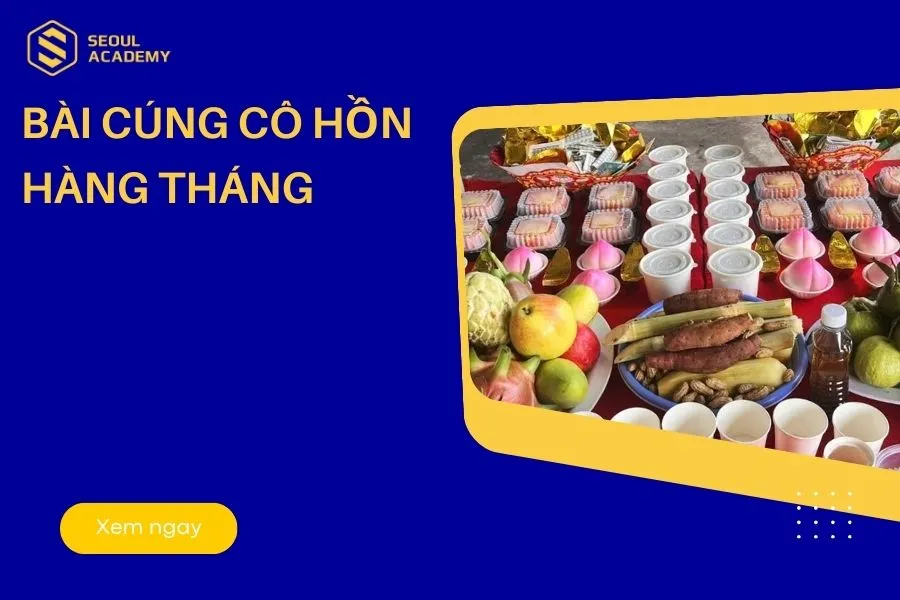 Bài cúng cô hồn hàng tháng
