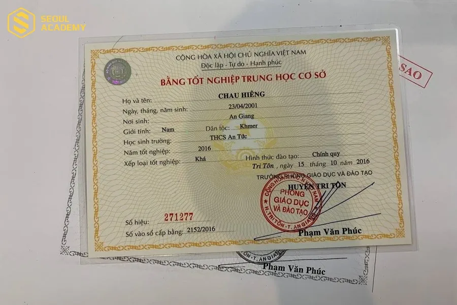 Bằng cấp 2 đóng vai trò quan trọng, là điều kiện cần để tiếp tục học lên cấp 3 và các cấp học cao hơn