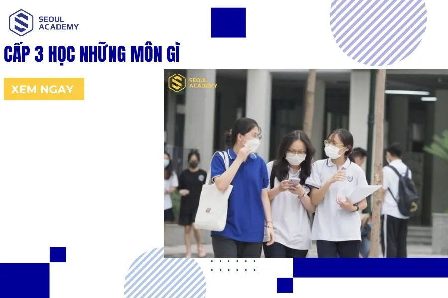 Cấp 3 học những môn gì? Cập nhật chương trình mới nhất 2025